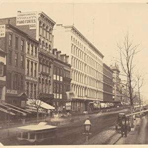 [Broadway, looking north from Broome Street, New York]