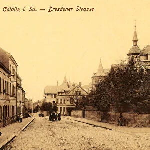 Buildings Colditz Villas Saxony Gates 1914 Landkreis Leipzig