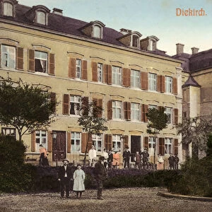Buildings Diekirch Fountains Luxembourg 1906