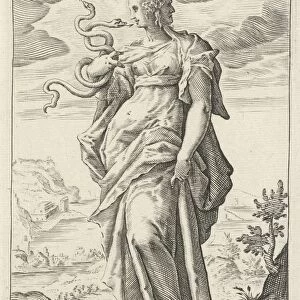 Caution (Prudence), Anonymous, Hendrick Goltzius, Claes Jansz. Visscher (II), 1601 - 1652