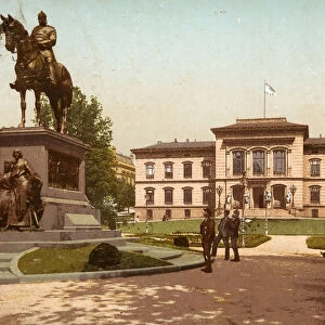 Christian-Albrechts-Universitat 1898 Kaiser-Wilhelm-Denkmal