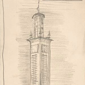 Clocktower 1840 Graphite sheet 7 3 / 8 x 4 5 / 8