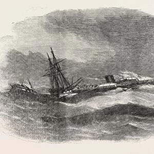 The Crimean War: the Hurricane in the Black Sea: Wrecks Off the Katscha, 1854