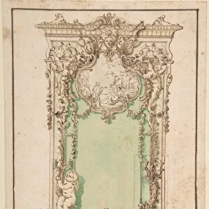 Design Mantelpiece Elaborate Overmantel early 18th century