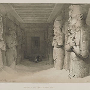 Egypt Nubia Volume I Interior Temple Aboo-Simbel