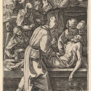 Entombment ca 1500-1534 Engraving second state