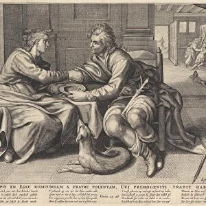 Esau sells his birthright to Jacob, Willem Isaacsz