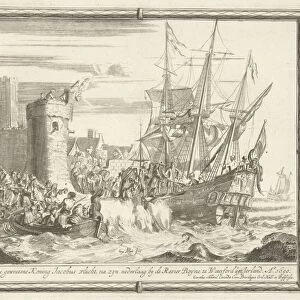 Flight of James after his defeat at the Boyne, 1690, Hugo Allard, Carel Allard, States