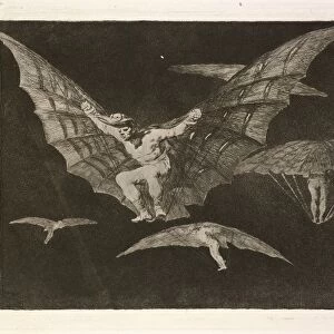 Francisco de Goya, Modo de volar (A Way of Flying), Spanish, 1746 - 1828, published 1864