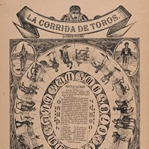 Game, bullring, corrida de toros, Jose Guadalupe Posada, Mexican, 1851-1913, Manuel Manilla