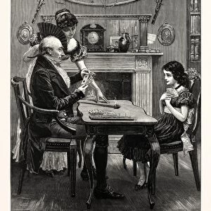 A Game at Cribbage, 1883