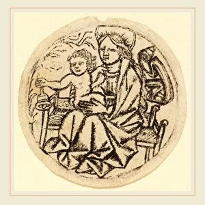 German 15th Century, Madonna and Child with a Bell, c. 1450-1460, engraving