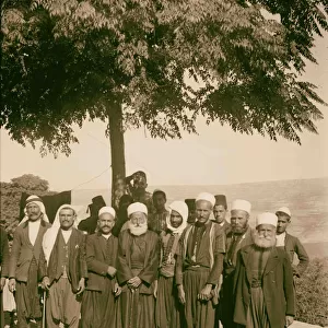 Group Druze 1900 Middle East Israel Palestine