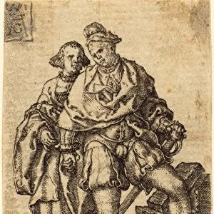 Heinrich Aldegrever (German, 1502 - 1555-1561), Dancing Couple, 1551, engraving
