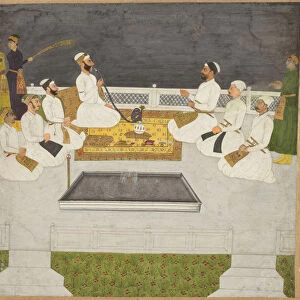 Husain Ali Khan Entertaining Brothers Sayyid Brothers