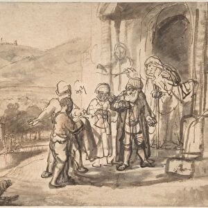 Jacob Receiving Joseph Blood-Stained Cloak recto