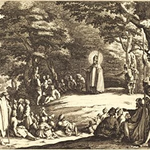 Jacques Callot, French (1592-1635), Saint Amond, 1621, etching on laid paper