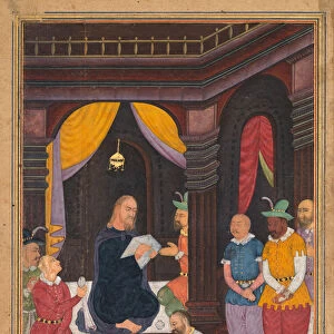 Jesus portrayed King Abgar painter Mir at al-quds
