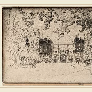 Joseph Pennell, The Marble Arch, American, 1857-1926, 1905, etching