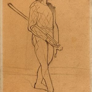Juan Gris after Paul Ca zanne, Harlequin, Spanish, 1887-1927, 1916, graphite on wove