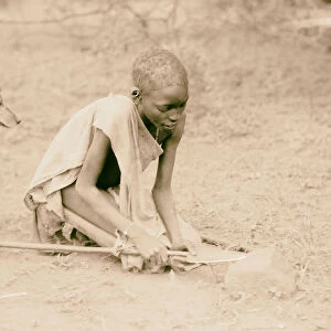 Kenya Colony Namanga southern game reserve Native boy