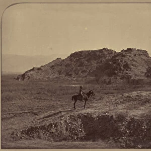 Lone rider desert John Burke British active 1860s