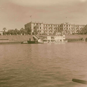Luxor Winter Palace Hotel river boat 1936 Egypt