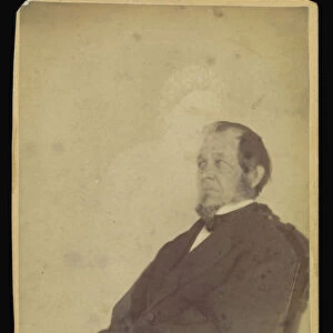 man seated female spirit William H Mumler American