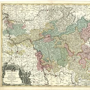 Map Moguntinorum tam archiepiscopatus quam electoratus reliquaeque regiones Lantgraviatuum