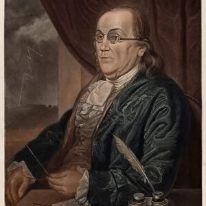 Max Rosenthal after Charles Willson Peale, Benjamin Franklin, American, 1833 - 1918