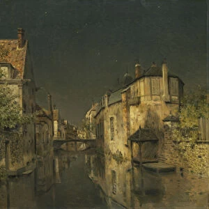 Midnight 1891 Jean-Charles Cazin French 1841-1901