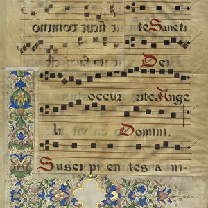Music Text Francesco di Antonio del Chierico