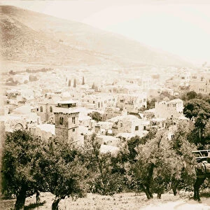Nablus Middle East / Shechem 1898 West Bank Middle East