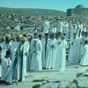 Northward Jerusalem Samaritan Passover pilgrimage