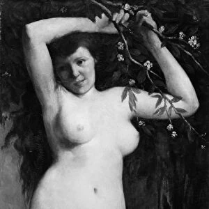 Nude Flowering Branch 1863 Oil canvas 29 1 / 2 x 24