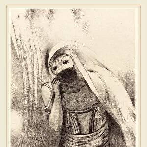 Odilon Redon (French, 1840-1916), Elle tire de sa poitrine une eponge toute noire
