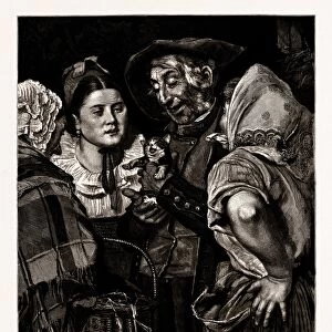the Old Mans Treasure, Engraved from the Painting by Carl Gussow