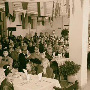 Parents son banquet Y. M. C. A Jan 9 1940 Jerusalem