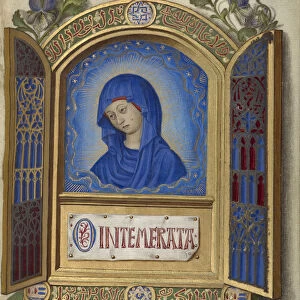 Portable Altarpiece Weeping Madonna Georges Trubert