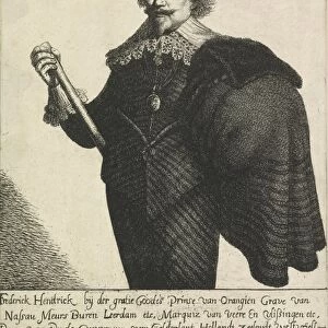 Portrait of Frederik Hendrik, prins van Oranje. Jan Gillisz. van Vliet, c. 1628 - c. 1637