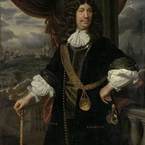Portrait Mattheus van den Broucke 1620-1685 Counselor