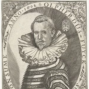 Portrait of Olpherdus Fuyck (Olfert Fuchs?), Floris Balthasarsz. van Berckenrode, c. 1602
