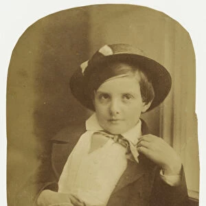 Portrait Young Boy Oscar Gustave Rejlander British