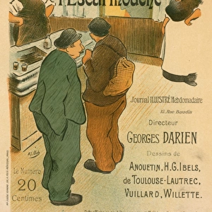 Poster for le journal illustre l Escarmouche. Ibels, Henry Gabriel 1867-1936