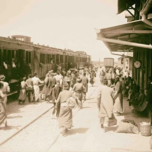 Railroad station Homs 1898 Syria Ḥimṣ