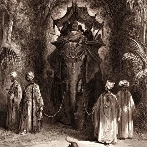 The Rat and the Elephant, by Gustave Dore, 1832 - 1883, French