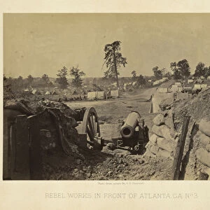 Rebel Works Front Atlanta Ga No 3 George N Barnard
