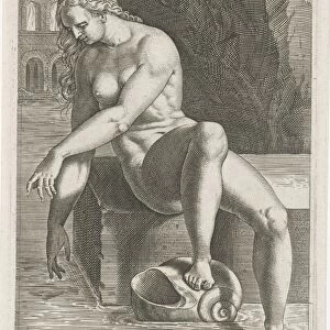 River Nymph Styx, Philips Galle, 1587