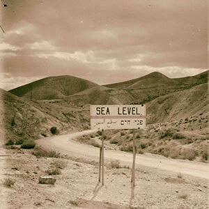 Road Jericho Jordan Sea-level Jericho Road 1900