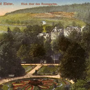 Rose gardens Germany Buildings Bad Elster 1917